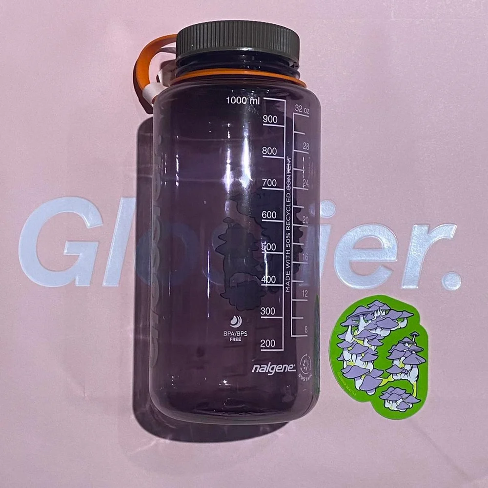 Glossier Seattle Water Bottle NWT